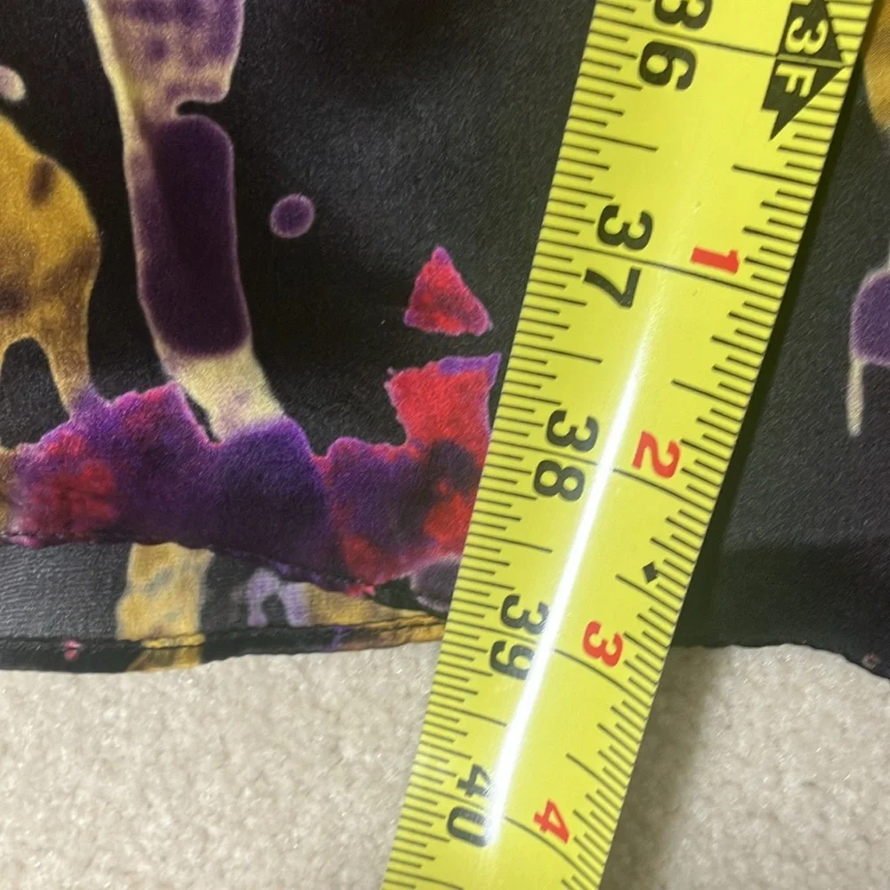 Milly of New York midi fit and flat silk printed dress, size 6 - Picture 10 of 11